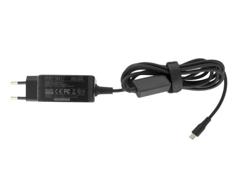 Mitsu Zasilacz ładowarka do laptopa 45W USB-C 5V-9V-12V-15V/3A, 20V/2.25A PD
