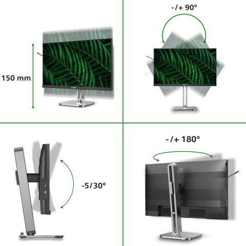 Philips Philips 5000 series 24B2G5301/00, 60.5 cm (23.8"), 1920 x 1080 piksele, Full HD, LCD, 4 ms