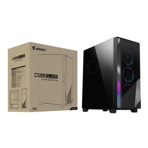 Gigabyte Obudowa GIGABYTE GB-AC500G Midi Tower Czarna