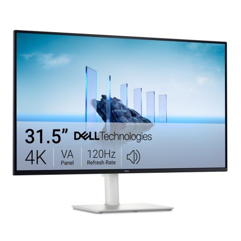 Dell DELL Plus S3225QS monitor komputerowy 80 cm (31.5") 3840 x 2160 px 4K Ultra HD LCD Srebrny