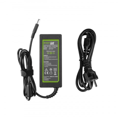 Green Cell GREEN CELL ZASILACZ AD75AP DELL 19V 3.42A 65W