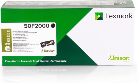 Lexmark Lexmark Toner 50F2000 Black
