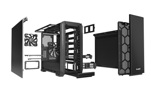 BE QUIET! Obudowa BE QUIET! SILENT BASE 601 BG026 (ATX, Extended ATX, Mini ATX, Mini ITX; kolor czarny)