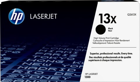 Hewlett-Packard HP 13X oryginalny wkład z czarnym tonerem LaserJet XL