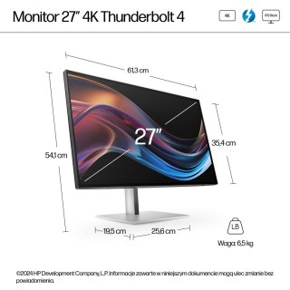 Hewlett-Packard HP 27-calowy monitor seria 7 Pro 4K Thunderbolt 4 - 727pk