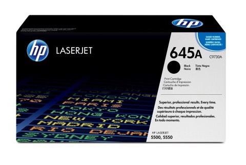 Hewlett-Packard HP 645A oryginalny wkład z czarnym tonerem LaserJet