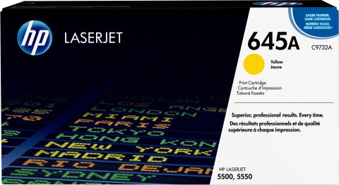 Hewlett-Packard HP 645A oryginalny wkład z żółtym tonerem LaserJet