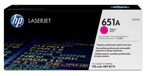 Hewlett-Packard HP 651A oryginalny wkład z purpurowym tonerem LaserJet