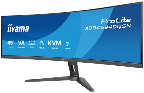 Acer Iiyama G-MASTER 45"LCD Curved Bus. UWQHD monitor komputerowy 114,3 cm (45") 5120 x 1440 px Dual QHD LED Czarny