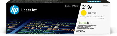 Hewlett-Packard HP Oryginalny wkład z żółtym tonerem 219A LaserJet