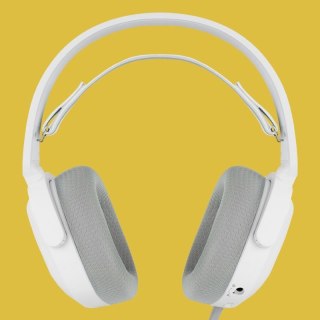 No name GAMIAC HS71 Zestaw słuchawkowy Przewodowa Opaska na głowę Gaming USB Type-C Biały