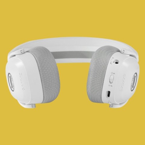 No name GAMIAC HS71 Zestaw słuchawkowy Przewodowa Opaska na głowę Gaming USB Type-C Biały