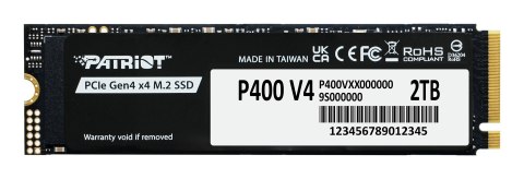 No name Patriot Memory P400 V4 2 TB M.2 PCI Express 4.0 NVMe