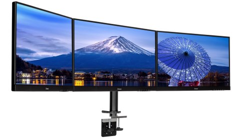 IIYAMA Uchwyt biurkowy do 3 monitorów IIYAMA DS1003C-B1 do ekranów 10-27 cali
