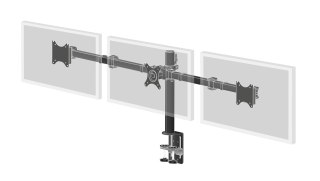 IIYAMA Uchwyt biurkowy do 3 monitorów IIYAMA DS1003C-B1 do ekranów 10-27 cali