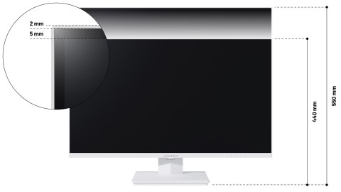 No name Monitor JAPANNEXT 68,5 cm JN-IPS270UHD60F-C65W-HSP-W HDMI/DP UHD