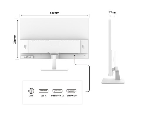 No name Monitor JAPANNEXT 71,1cm JN-IPS280UHD60F-P-W 16:9 HDMI/DP UHD