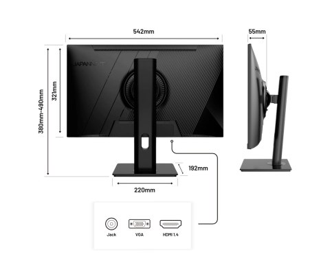 No name Monitor japoński 60,5 CM JN-IPS2382FHDR-HSP 16:9 HDMI/VGA FHD