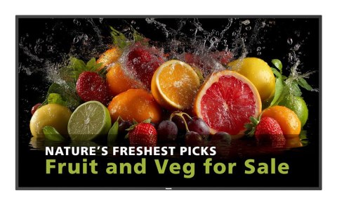 No name Philips 5000 series 65BDL5050D/00 signage display 165,1 cm (65") LCD Wi-Fi 600 cd/m2 Full HD Czarny Procesor wbudowany Android