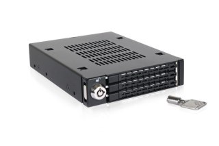 No name Icy Dock MB993SK-B panel drive bay 2,5/3,5" Panel nośny Czarny