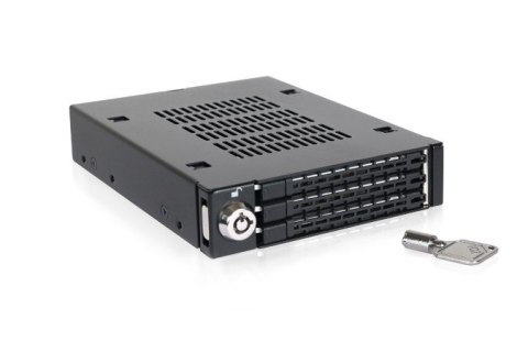 No name Icy Dock MB993SK-B panel drive bay 2,5/3,5" Panel nośny Czarny