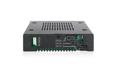 No name Icy Dock MB993SK-B panel drive bay 2,5/3,5" Panel nośny Czarny