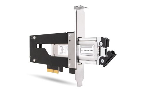 No name Kontroler pamięci masowej ICY Dock ToughArmor MB840M2P-B - Karta M.2 NVMe - PCIe 3.0 x4 - 1 nadajnik/kanał - Srebrny