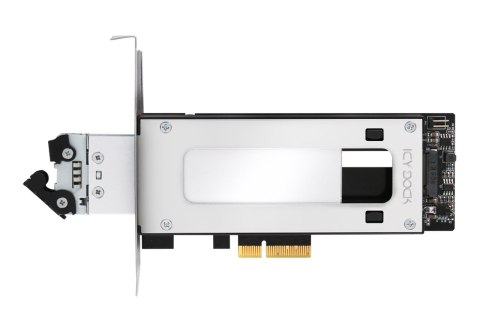 No name Kontroler pamięci masowej ICY Dock ToughArmor MB840M2P-B - Karta M.2 NVMe - PCIe 3.0 x4 - 1 nadajnik/kanał - Srebrny