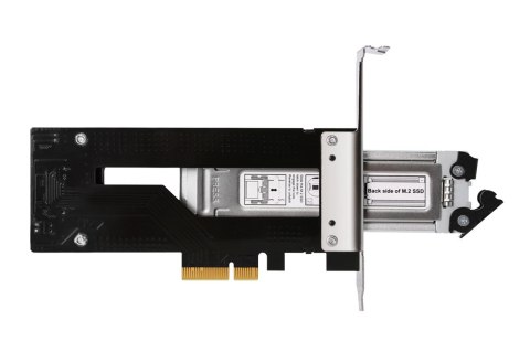 No name Kontroler pamięci masowej ICY Dock ToughArmor MB840M2P-B - Karta M.2 NVMe - PCIe 3.0 x4 - 1 nadajnik/kanał - Srebrny