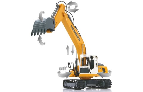 No name Koparka Jamara Liebherr R936 1:20 2.4G 6+