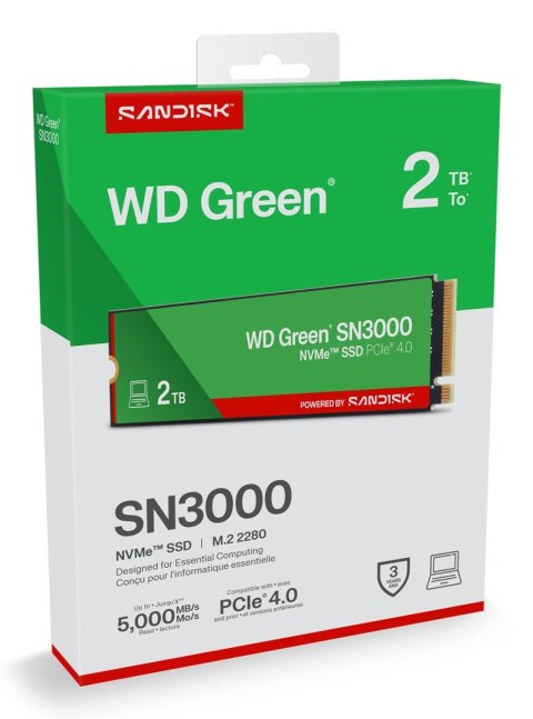 WD SSD WD Green SN3000 2TB NVMe WDS200T4G0E
