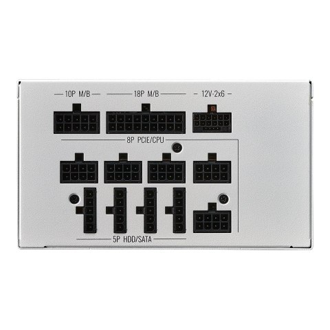 No name Cooler Master MWE Gold 1050 V2 ATX 3.1 White Edition moduł zasilaczy 1050 W 24-pin ATX Biały