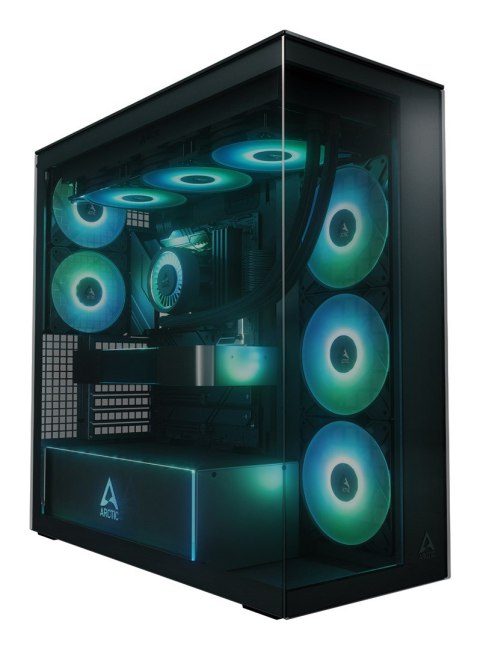 No name Obudowa Arctic Xtender Schwarz Glasfenster ohne GPU mount