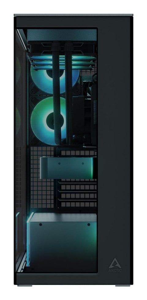 No name Obudowa Arctic Xtender Schwarz Glasfenster ohne GPU mount
