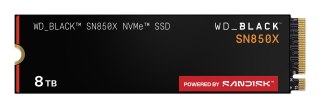 WD SSD WD Black SN850X 8TB NVMe WDS800T2X0E