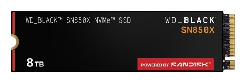 WD SSD WD Black SN850X 8TB NVMe WDS800T2X0E