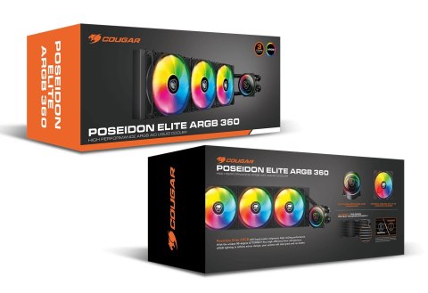 COUGAR COUGAR Chłodzenie wodne procesora Poseidon Elite 360, ARGB