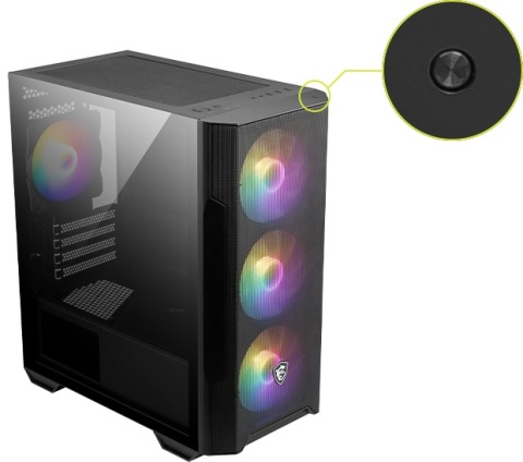 Komputer Gamingowy FGAME 5800X | 5060 | 32GB | 1TB | POWERED BY MSI