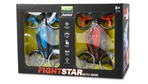 No name Zestaw dronów bojowych Amewi FightStar czerwono-niebieski RTF (25344)