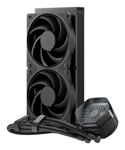 No name Cooler Master MasterLiquid ATMOS Stealth Series Procesor Zestaw do chłodzenia płynami 12 cm Czarny