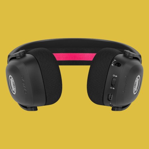 No name GAMIAC HS71 Zestaw słuchawkowy Przewodowa Opaska na głowę Gaming USB Type-C Czarny
