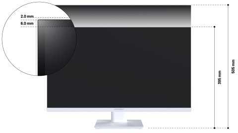 No name Monitor JAPANNEXT 68,5 cm JN-IPS270WQHD75F-C65W-HSP-W HDMI/DP WQHD