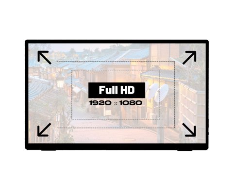 No name Monitor dotykowy JAPANNEXT 39,6 cm JN-MD-i156FHDR-T HDMI/USB-C M-Touch FHD
