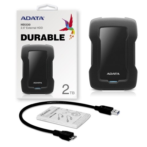 Adata Durable Lite HD330 2TB 2.5'' USB3.1 Czarny