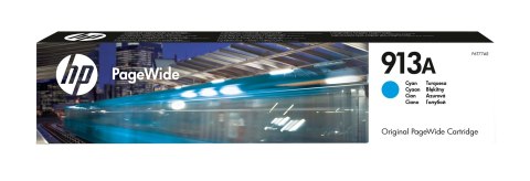 Hewlett-Packard Tusz HP niebieski HP 913, HP913=F6T77AE, 3000 str.