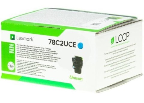 Lexmark Lexmark Toner 78C2UCE Cyan