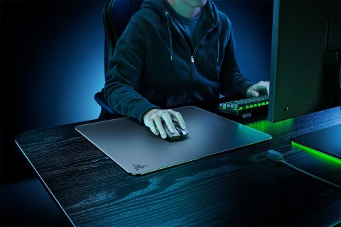 RAZER Myszka Razer Atlas szkło hartowane duże czarne