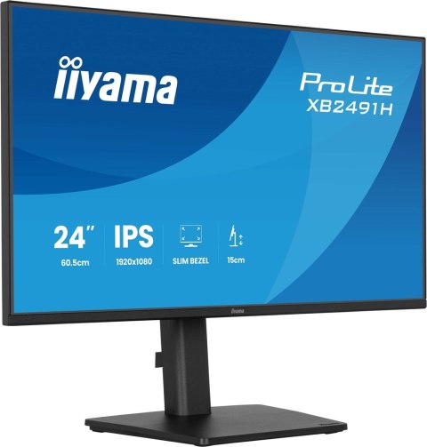 IIYAMA Iiyama ProLite XB2491H-B1 monitor komputerowy 60,5 cm (23.8") 1920 x 1080 px Full HD LCD Czarny