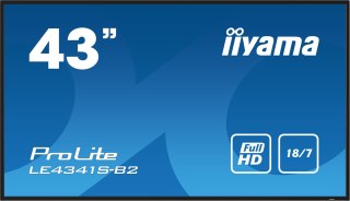 IIYAMA Monitor iiyama ProLite LE4341S-B2 - 43-calowy płaski ekran - 108 cm