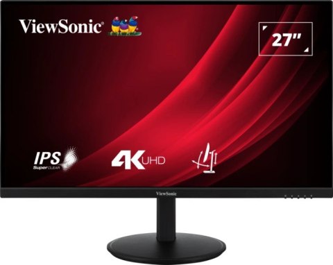 VIEWSONIC Płaski ekran LED ViewSonic 27 VG2708-4K HDMI DP 68.6 cm